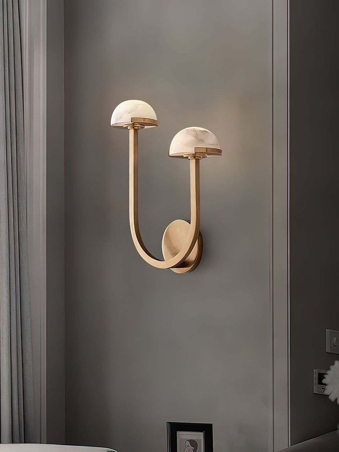 Vitalira Applique Murale Double en Albâtre - Neutralighting