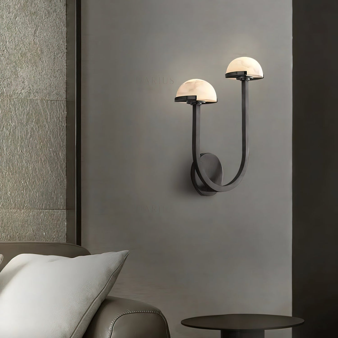 Vitalira Applique Murale Double en Albâtre - Neutralighting