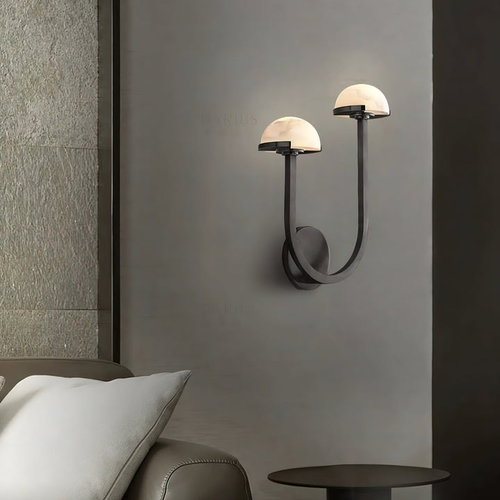 Vitalira Applique Murale Double en Albâtre - Neutralighting