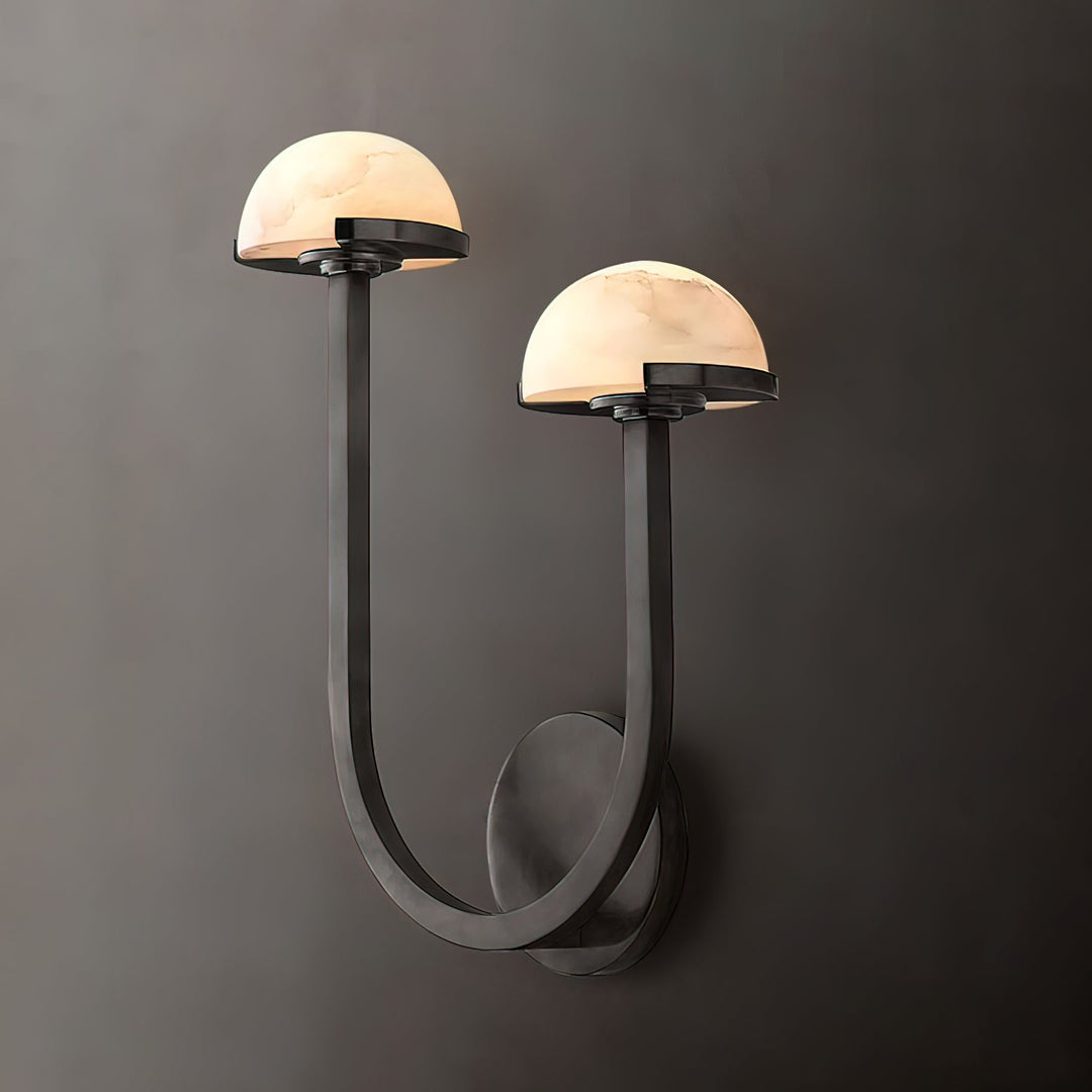 Vitalira Applique Murale Double en Albâtre - Neutralighting