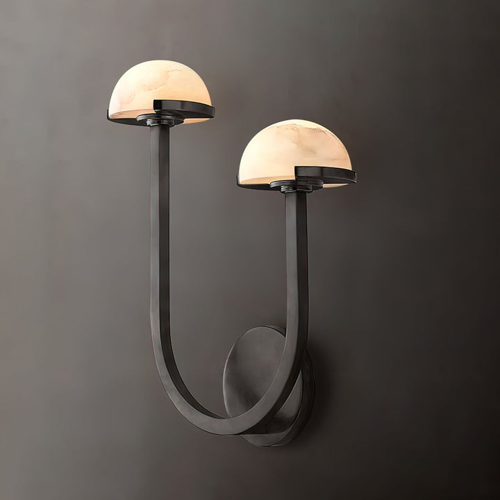 Vitalira Applique Murale Double en Albâtre - Neutralighting