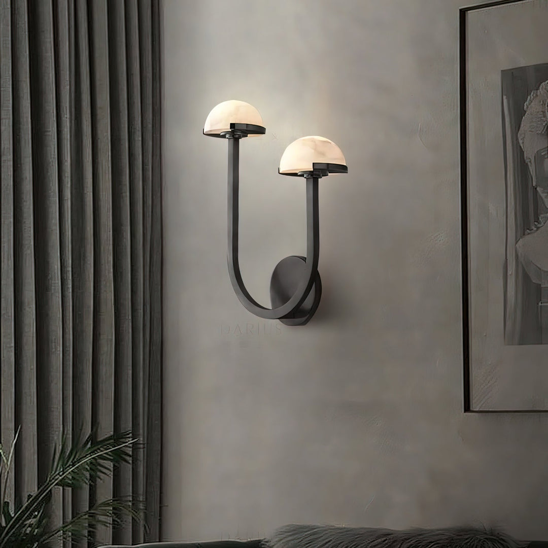 Vitalira Applique Murale Double en Albâtre - Neutralighting