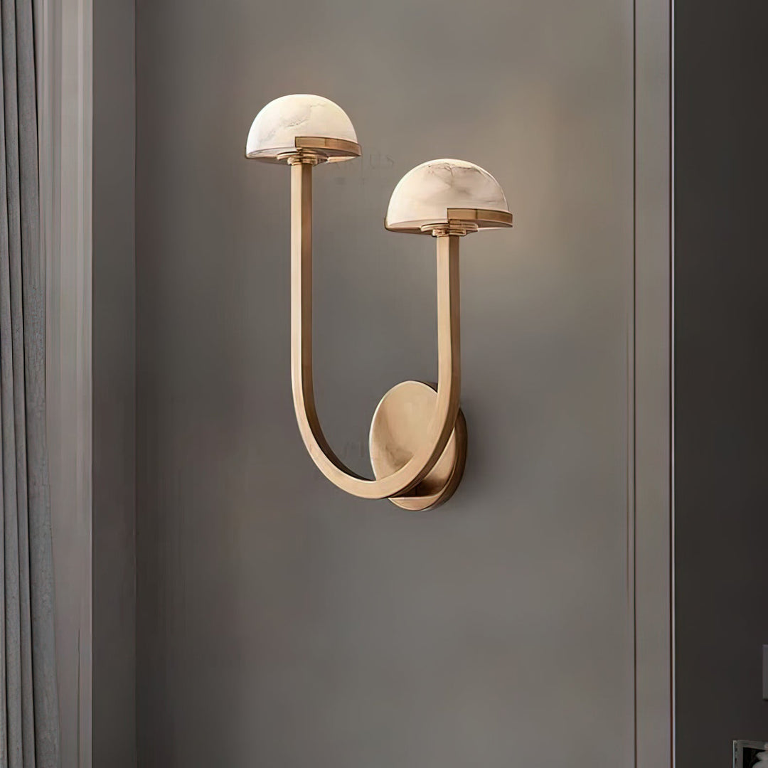 Vitalira Applique Murale Double en Albâtre - Neutralighting