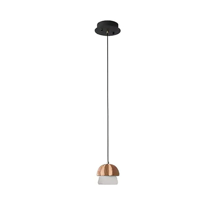 Lustra Suspension Champignon Cluster Bois &amp; Verre - Neutralighting