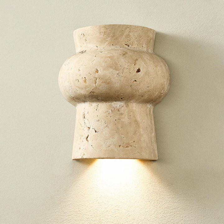 Zeloror Applique Murale en Travertin Créative et Originale - Neutralighting