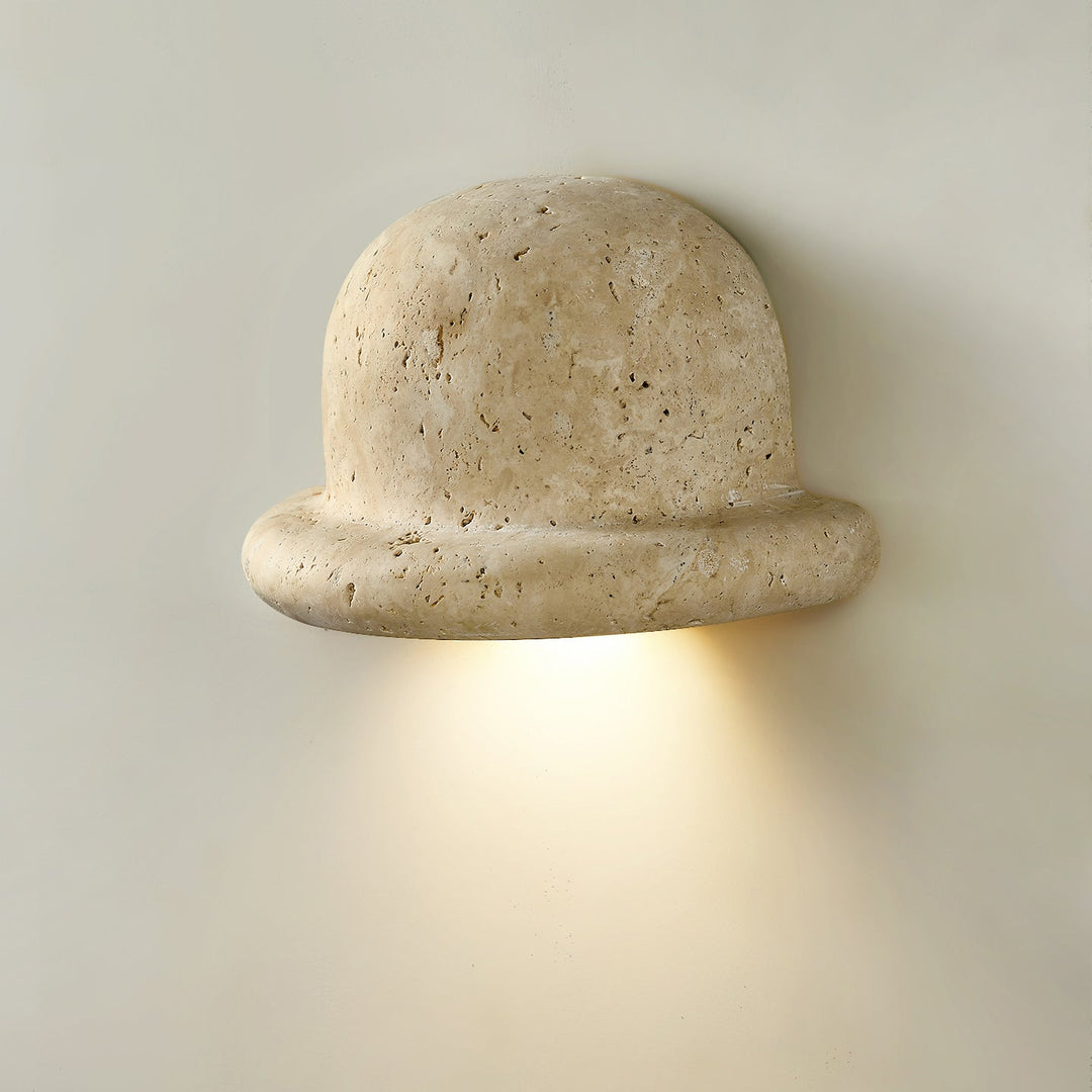 Zeloror Applique Murale en Travertin Créative et Originale - Neutralighting