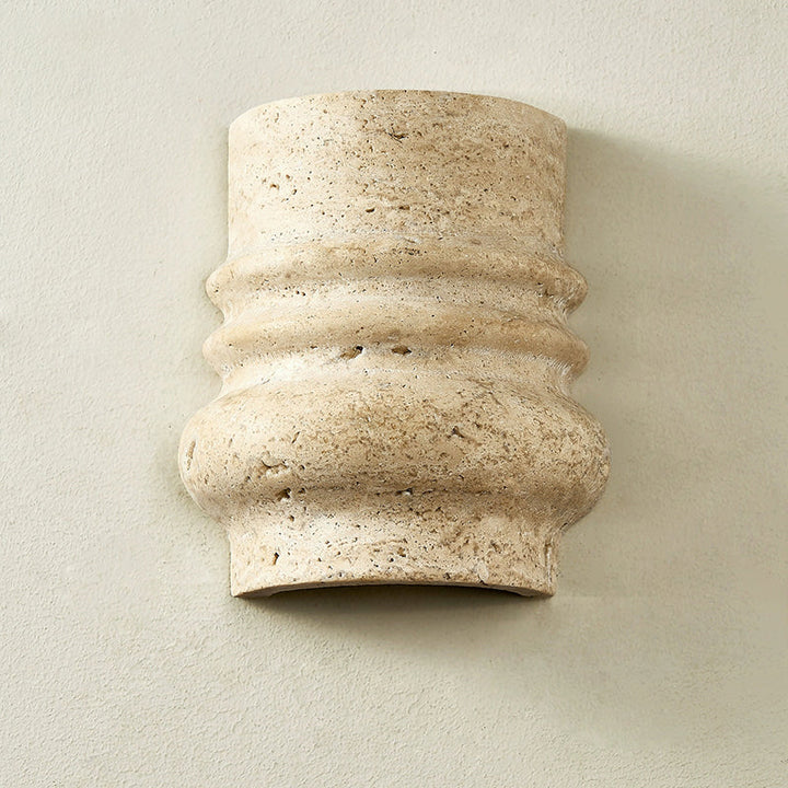 Zeloror Applique Murale en Travertin Créative et Originale - Neutralighting