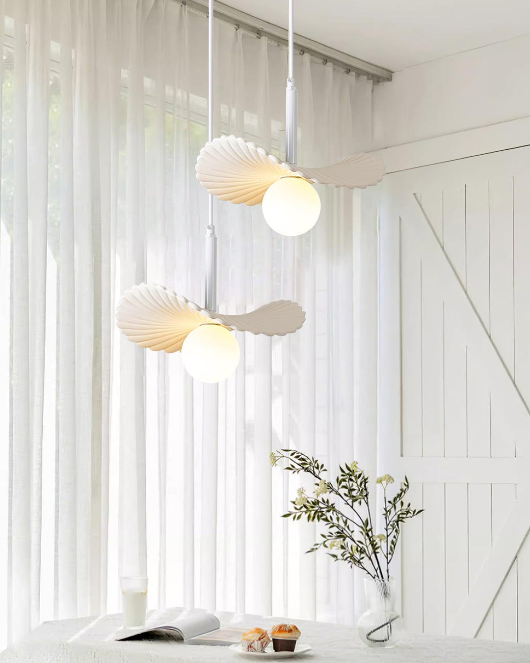 Myrna Suspension Éventail Forme Organique Minimaliste - Neutralighting