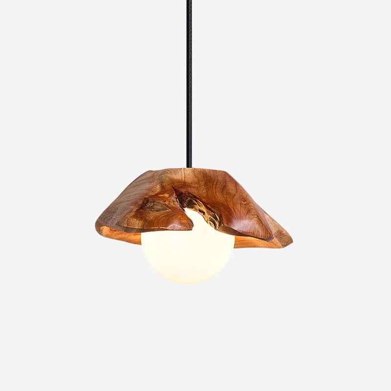 Myrtle Lampe Suspension Bois Verre - Neutralighting