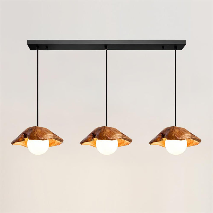 Myrtle Lampe Suspension Bois Verre - Neutralighting