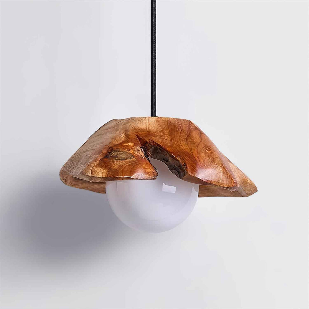 Myrtle Lampe Suspension Bois Verre - Neutralighting