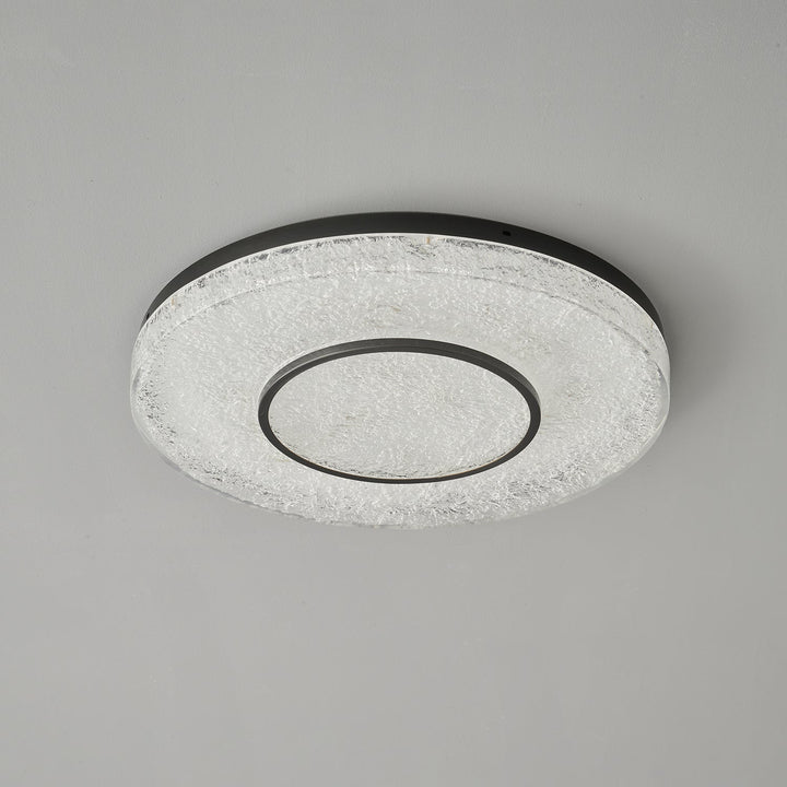 Lustra Plafonnier Cercle Mystérieux Laiton Résine - Neutralighting