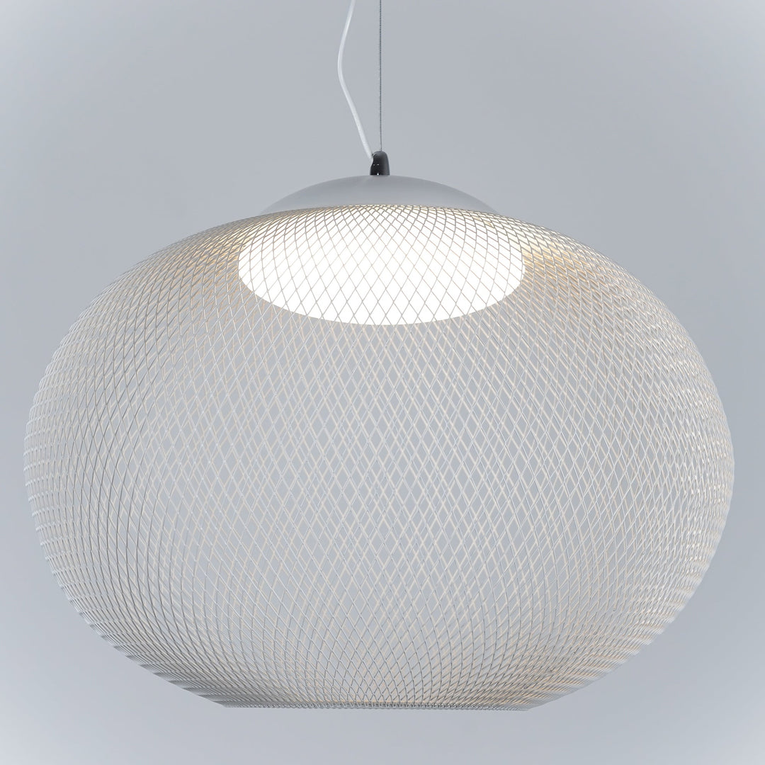Lustra Suspension Lampe Maille Noire - Neutralighting