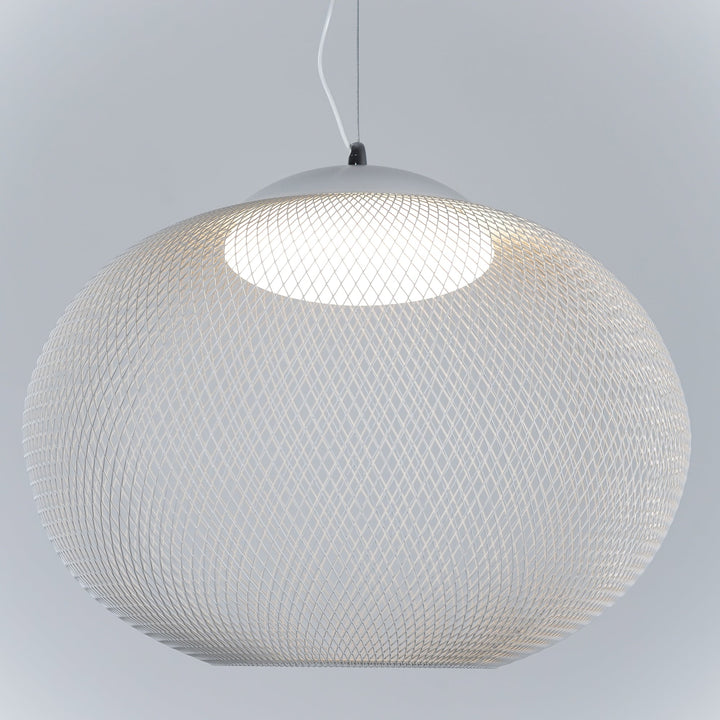 Lustra Suspension Lampe Maille Noire - Neutralighting
