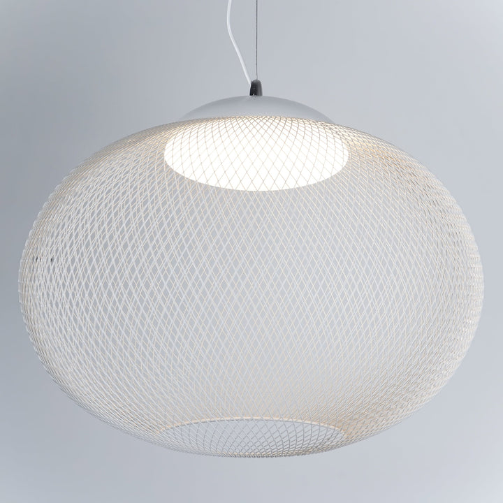 Lustra Suspension Lampe Maille Noire - Neutralighting