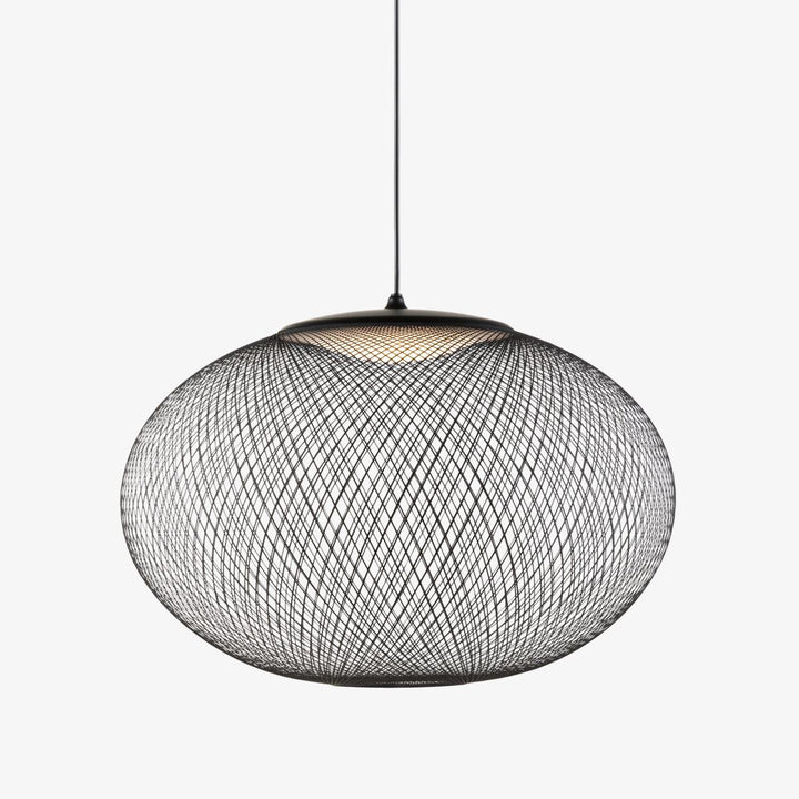 Lustra Suspension Lampe Maille Noire - Neutralighting