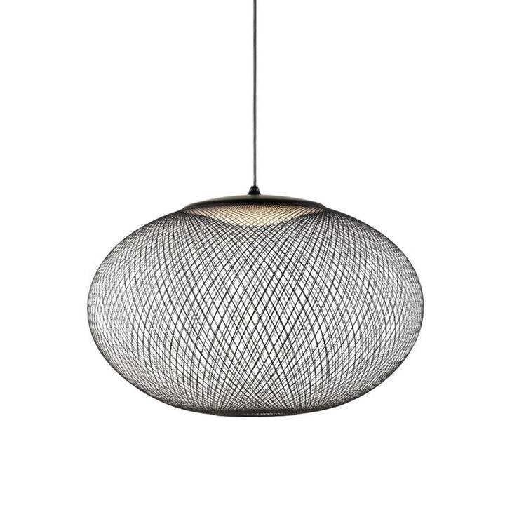Lustra Suspension Lampe Maille Noire - Neutralighting