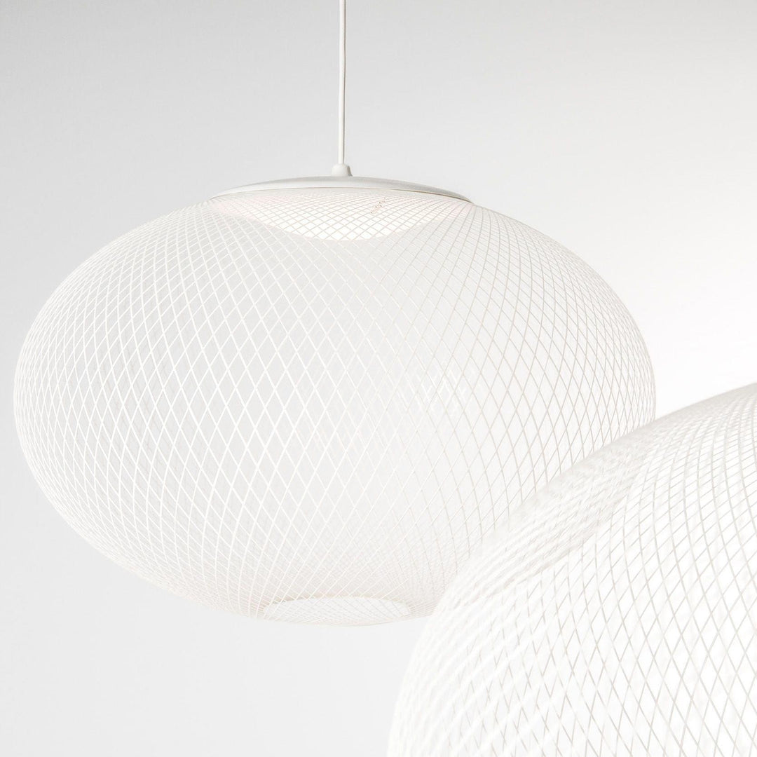 Lustra Suspension Lampe Maille Noire - Neutralighting