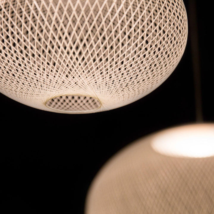 Lustra Suspension Lampe Maille Noire - Neutralighting