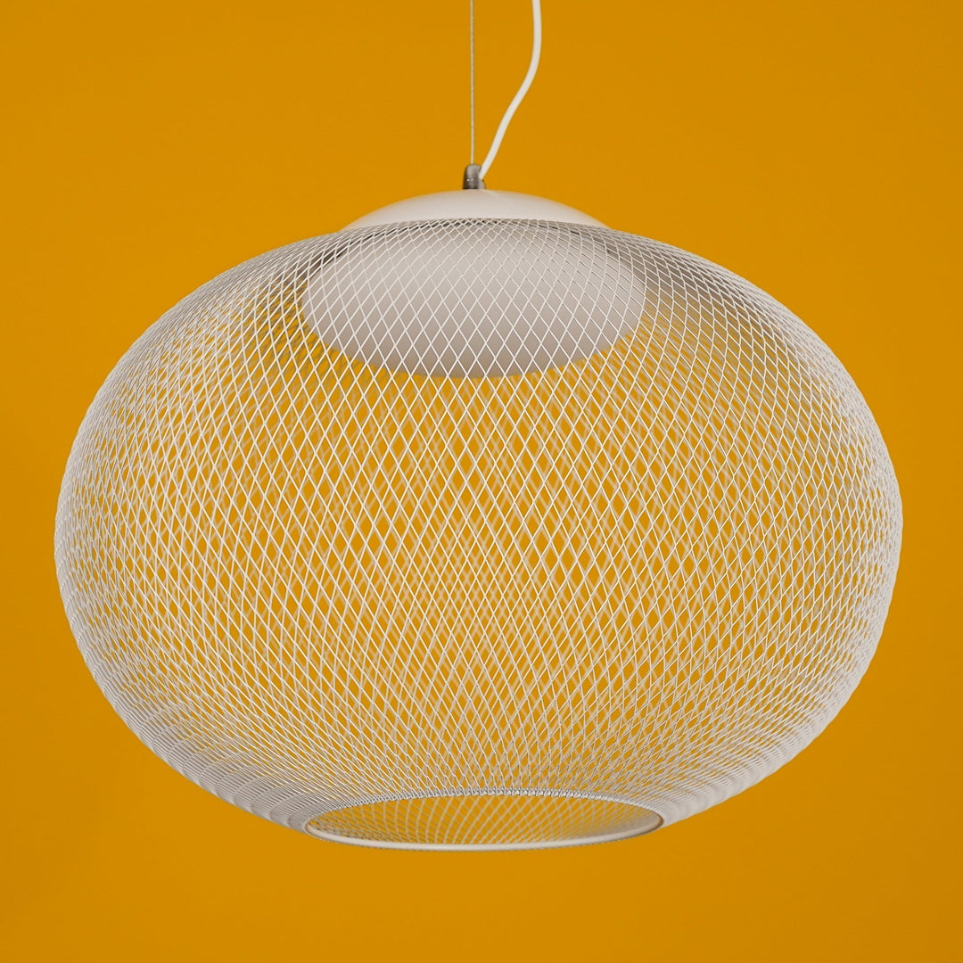 Lustra Suspension Lampe Maille Noire - Neutralighting