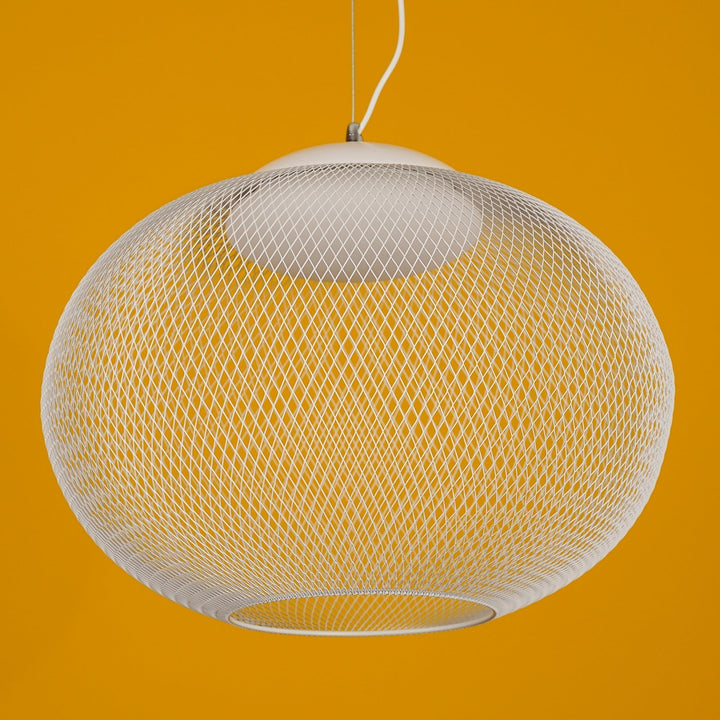 Lustra Suspension Lampe Maille Noire - Neutralighting