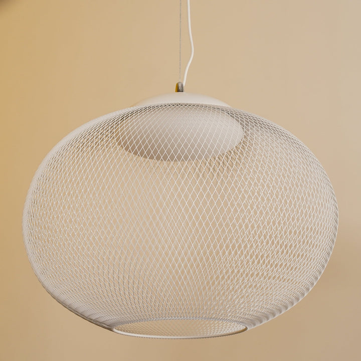 Lustra Suspension Lampe Maille Noire - Neutralighting