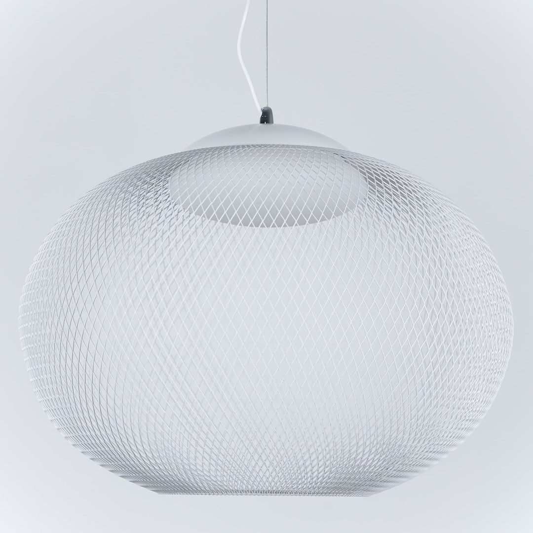 Lustra Suspension Lampe Maille Noire - Neutralighting