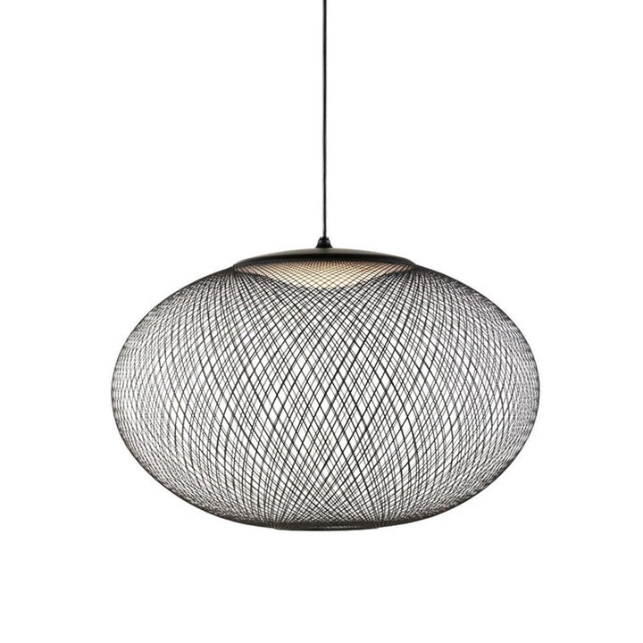 Lustra Suspension Lampe Maille Noire - Neutralighting