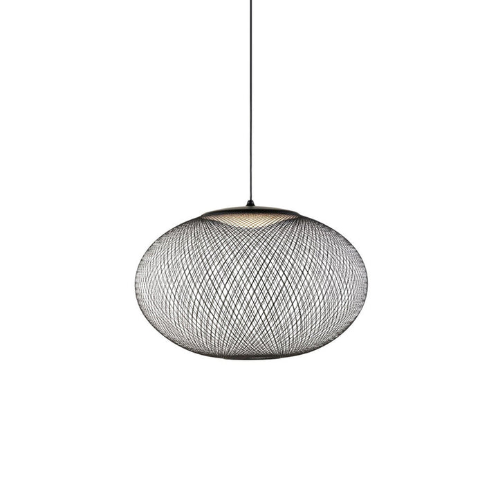 Lustra Suspension Lampe Maille Noire - Neutralighting