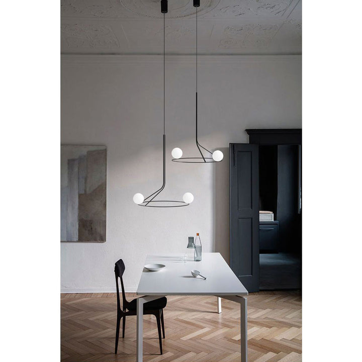 Ilthael Lustre Moderne Minimaliste en Laiton et Verre - Neutralighting