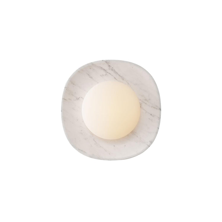 Cinoreth Applique Murale Moderne Minimaliste en Verre et Marbre - Neutralighting