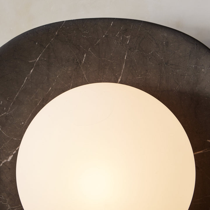 Cinoreth Applique Murale Moderne Minimaliste en Verre et Marbre - Neutralighting