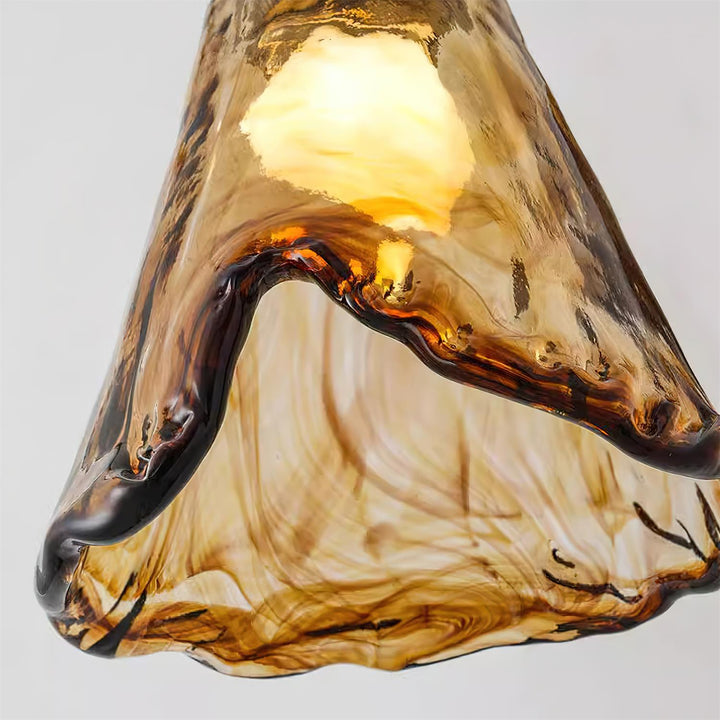 Velimo Plafonnier en Verre Ambre - Neutralighting