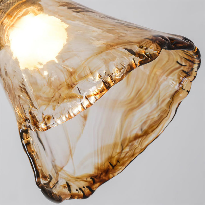 Beyona Lustre en Verre Ambre - Neutralighting