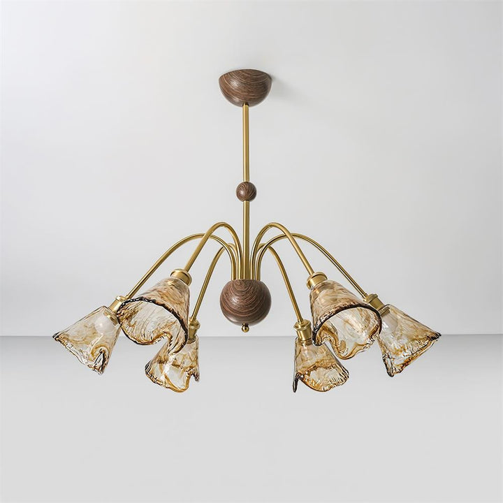 Beyona Lustre en Verre Ambre - Neutralighting