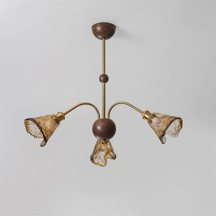 Beyona Lustre en Verre Ambre - Neutralighting