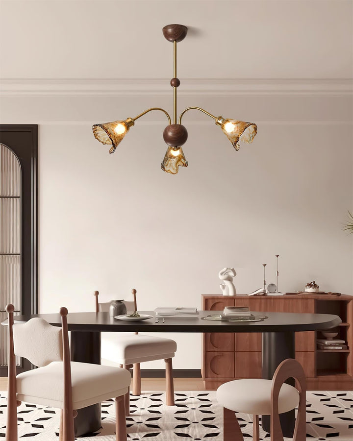 Beyona Lustre en Verre Ambre - Neutralighting
