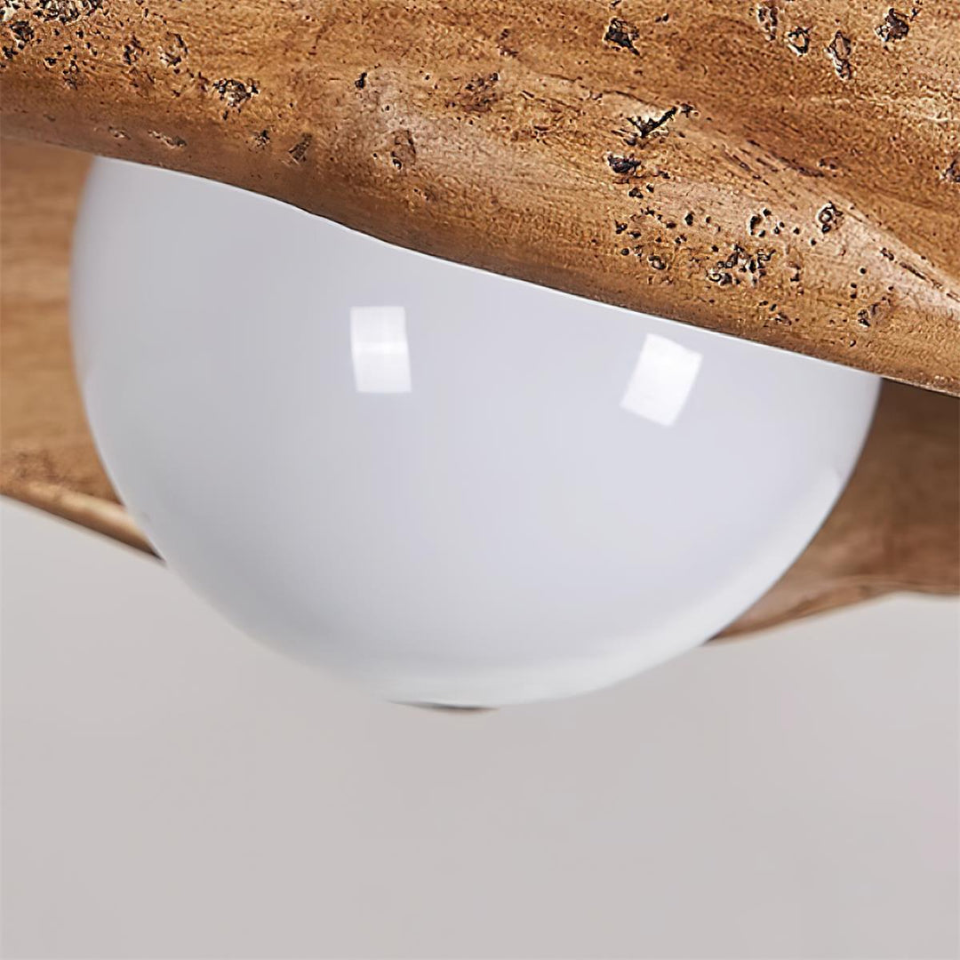 Nami Plafonnier Sculpté Travertin Roche Texture Rustique - Neutralighting
