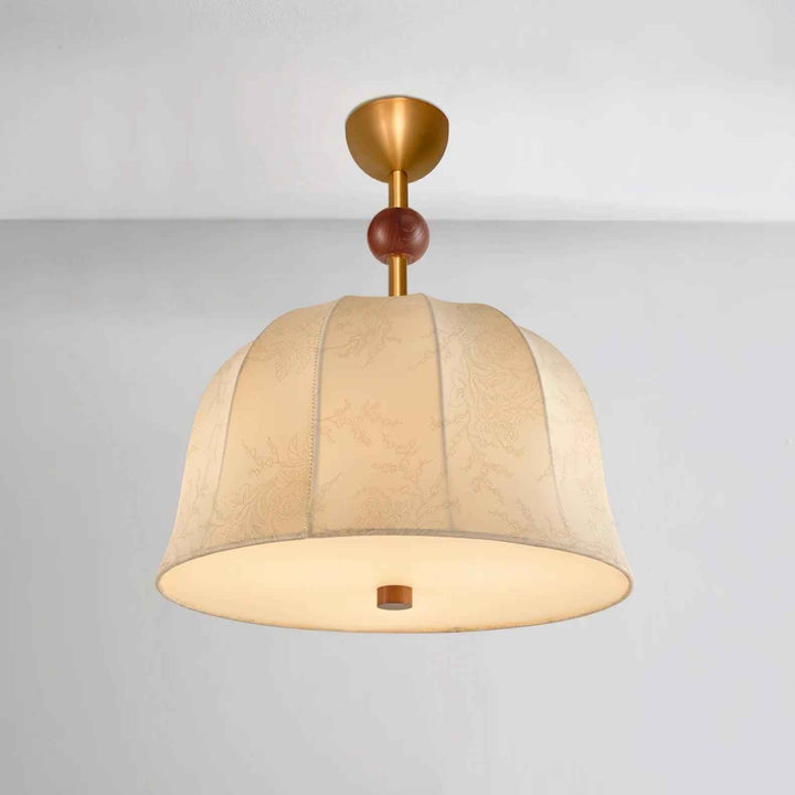 Métal 40cm Noyer LED