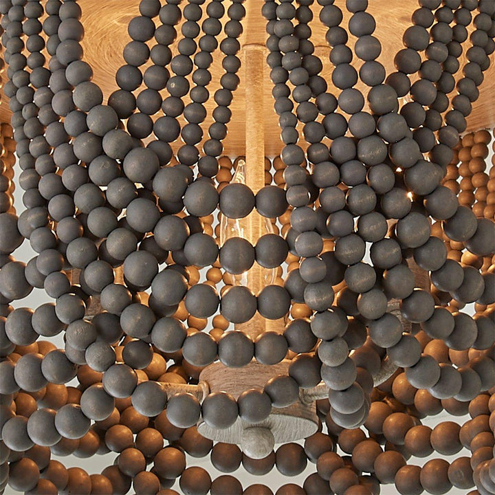 Nash Plafonnier Nordique Haut de Gamme en Bois et Métal à Plusieurs Niveaux - Neutralighting