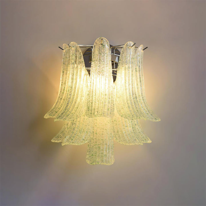 Nason Applique Murale Motif Pétales en Verre Texturé - Neutralighting