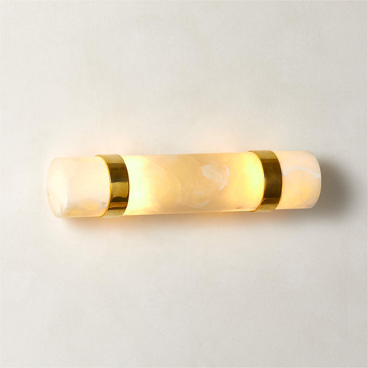 Zavaran Applique Murale Moderne Minimaliste en Métal et Onyx - Neutralighting