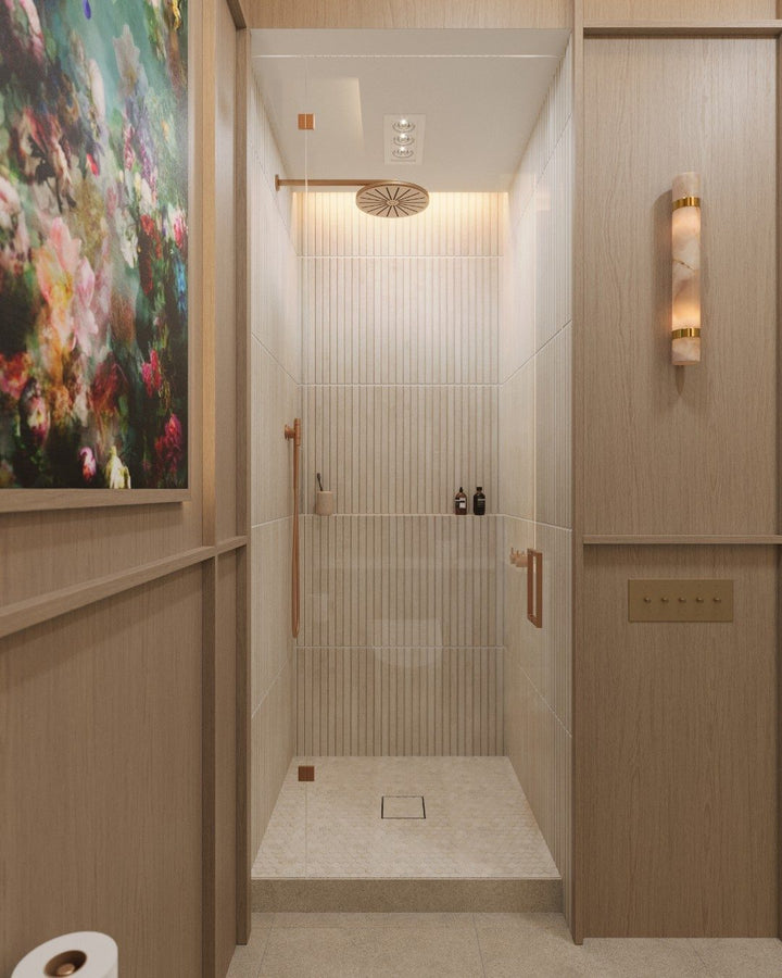 Zavaran Applique Murale Moderne Minimaliste en Métal et Onyx - Neutralighting