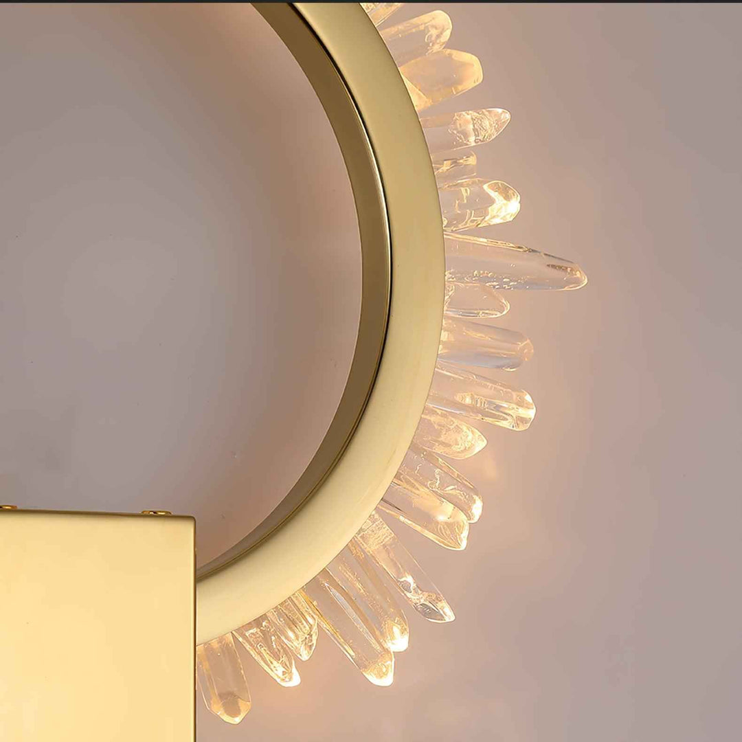 Willa Cristal 25cm Doré LED 20W