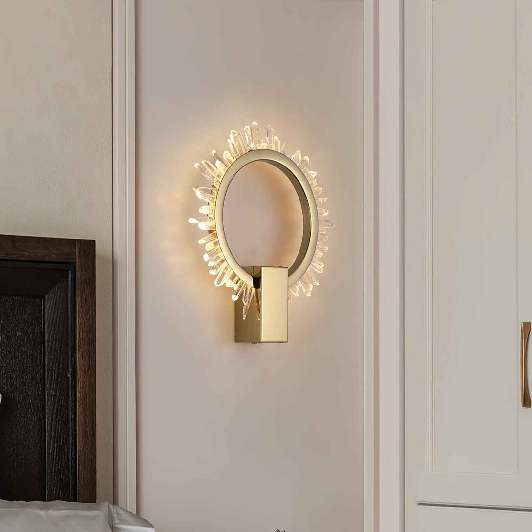 Willa Cristal 25cm Doré LED 20W