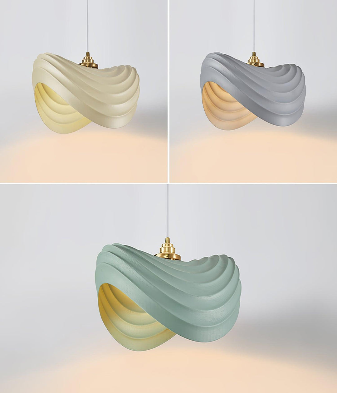 Lila Suspension Moderne en Résine - Neutralighting