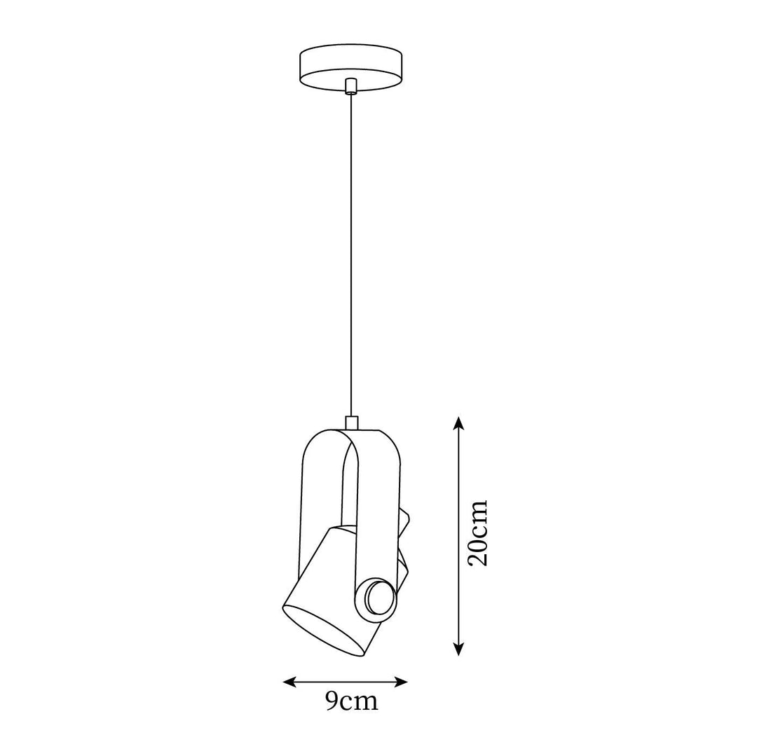Neato Suspension à Tête Spot Rotative - Neutralighting