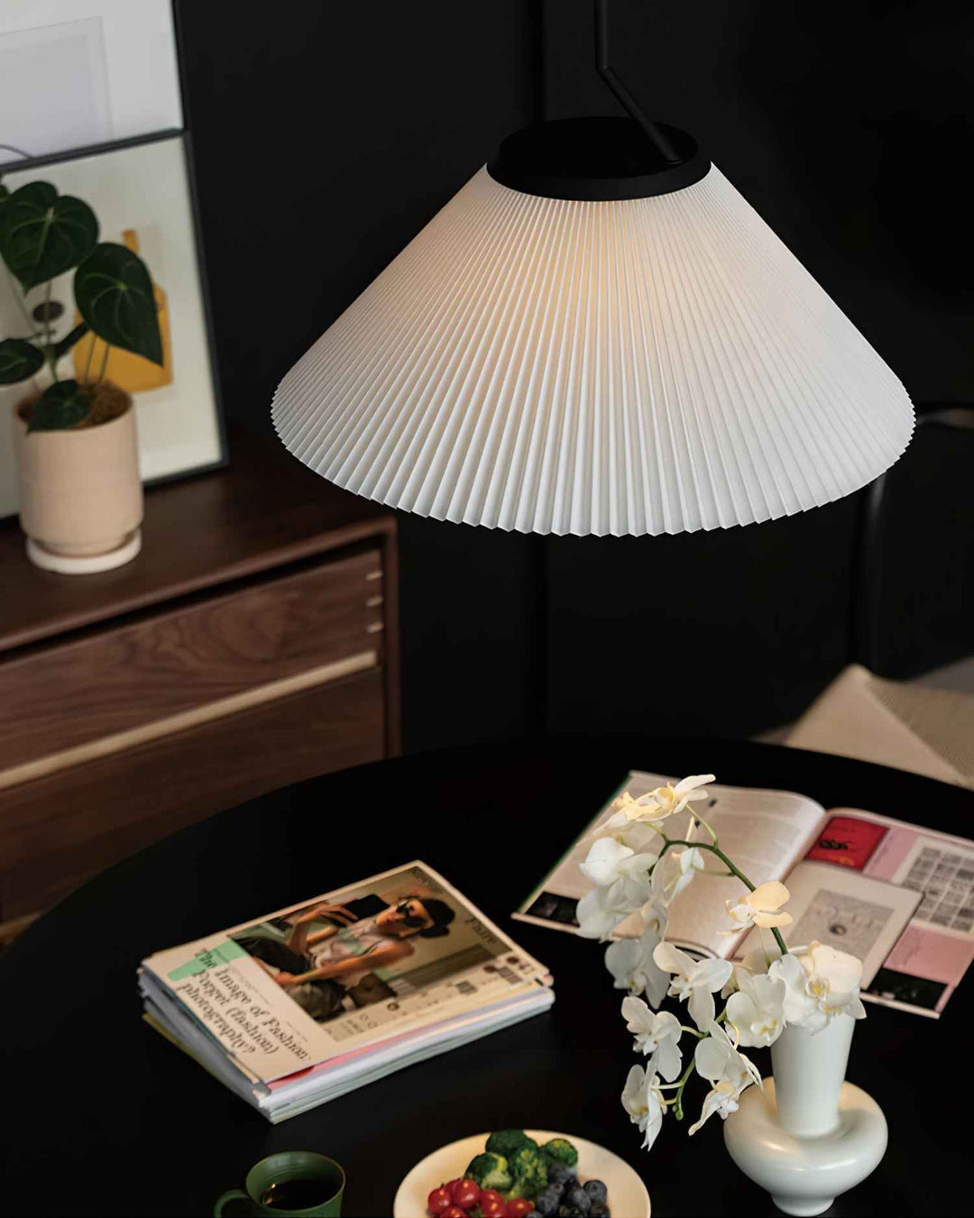 Nebra Plissé Suspension Tissu Minimaliste - Neutralighting