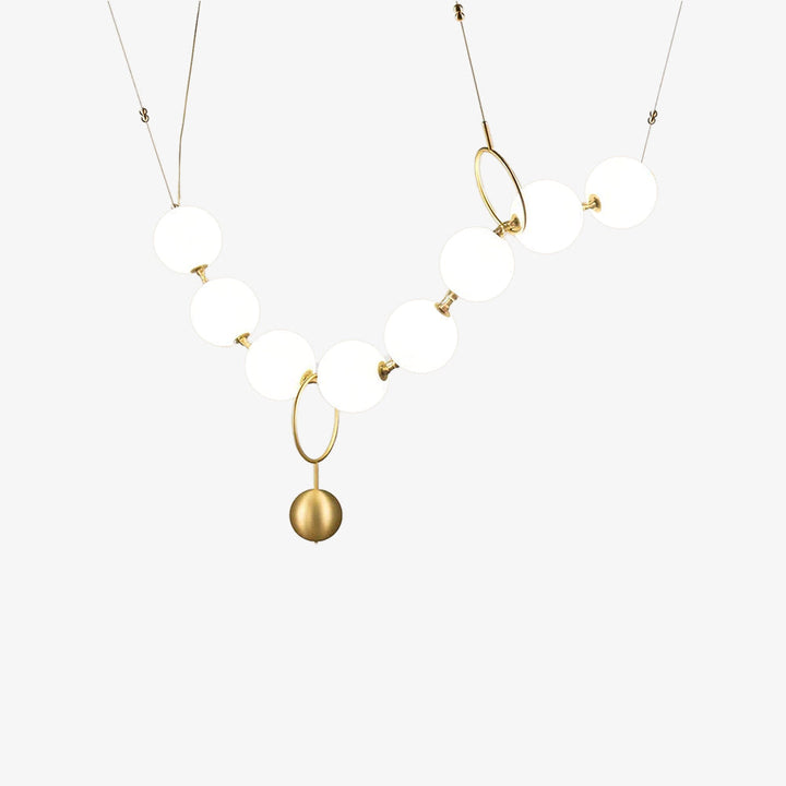 Lustra Suspension Lampe Collier en Verre - Neutralighting