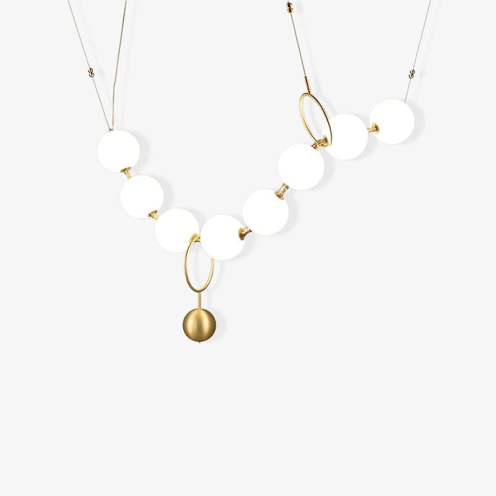 Lustra Suspension Lampe Collier en Verre - Neutralighting